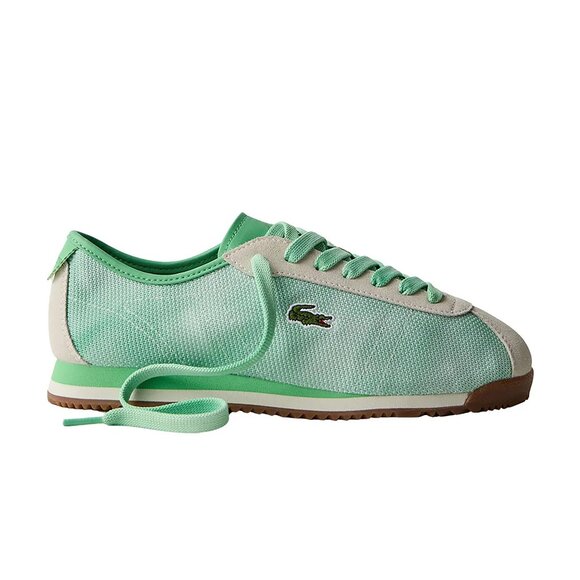 NEW Lacoste + Free People Movement Club Low Sneakers Size 6 Mint + White - Picture 3 of 6